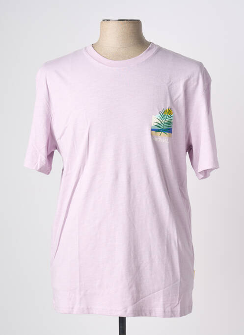 T-shirt violet JACK & JONES homme