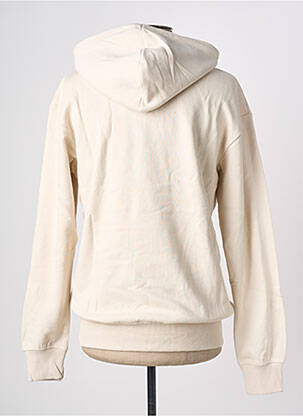 Sweat-shirt à capuche poches manches longues beige JACK & JONES homme
