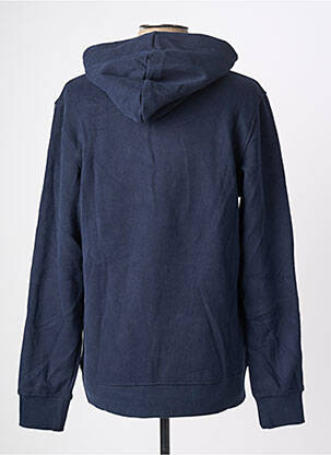 Sweat-shirt à capuche poches manches longues bleu JACK & JONES homme