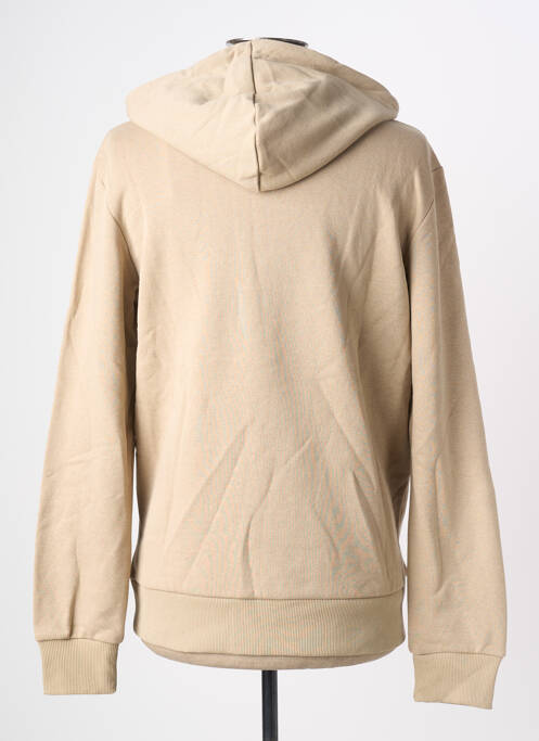 Sweat-shirt à capuche beige JACK & JONES homme