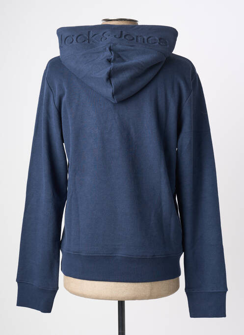 Sweat-shirt à capuche bleu JACK & JONES homme