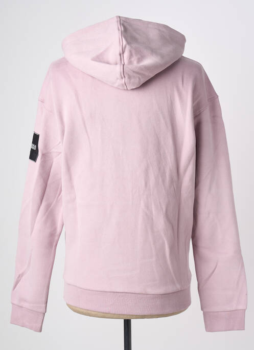Sweat-shirt à capuche rose JACK & JONES homme