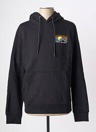 Sweat-shirt à capuche poches manches longues noir JACK & JONES homme