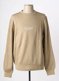 Sweat-shirt manches longues manches longues vert JACK & JONES homme