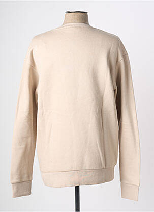 Sweat-shirt manches longues manches longues beige JACK & JONES homme