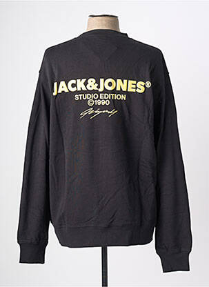 Sweat-shirt manches longues manches longues noir JACK & JONES homme