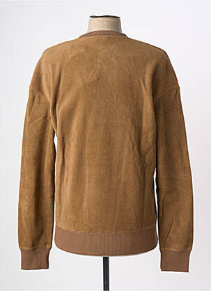 Pull col rond manches longues beige JACK & JONES homme