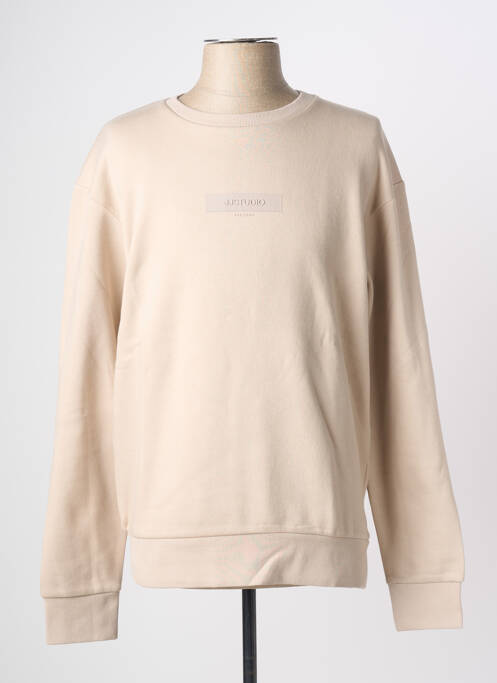 Sweat-shirt beige JACK & JONES homme