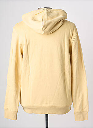 Sweat-shirt à capuche poches manches longues jaune JACK & JONES homme