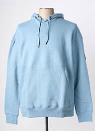 Sweat-shirt à capuche poches manches longues bleu JACK & JONES homme