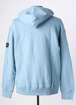 Sweat-shirt à capuche poches manches longues bleu JACK & JONES homme
