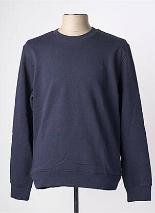 Sweat-shirt stretch manches longues bleu JACK & JONES homme
