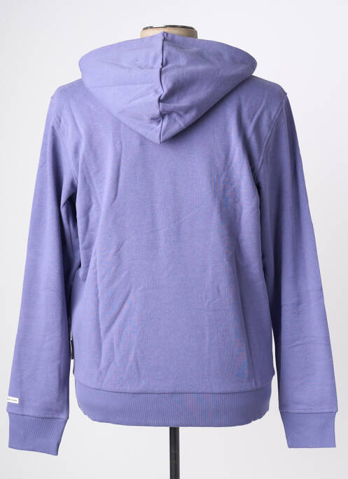 Sweat-shirt à capuche poches manches longues violet JACK & JONES homme