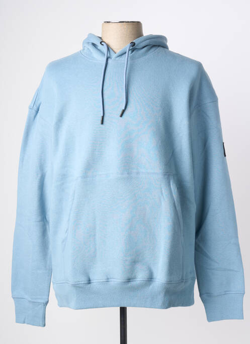 Sweat-shirt à capuche bleu JACK & JONES homme
