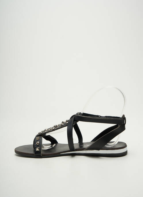 Sandales/nu pieds chiquet talon plat jusqu'à 3cm noir L'ATELIER TROPÉZIEN femme
