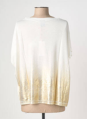 Top manches courtes manches courtes blanc NINE TEES femme