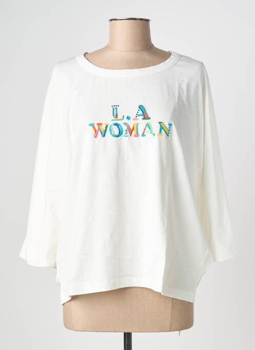 T-shirt blanc NINE TEES femme