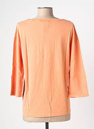T-shirt manches 3/4 manches 3/4 orange NINE TEES femme