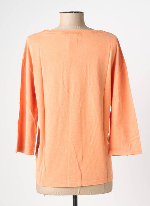 T-shirt orange NINE TEES femme