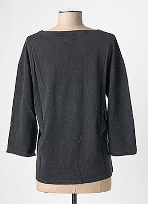 T-shirt manches 3/4 manches 3/4 noir NINE TEES femme