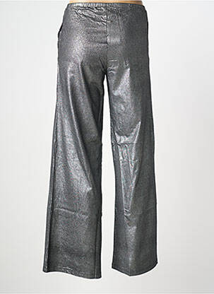 Pantalon large taille normale taille normale noir NINE TEES femme