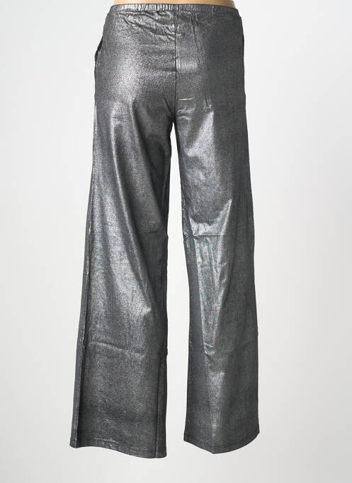 Pantalon large taille normale taille normale noir NINE TEES femme