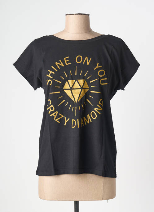 T-shirt noir NINE TEES femme