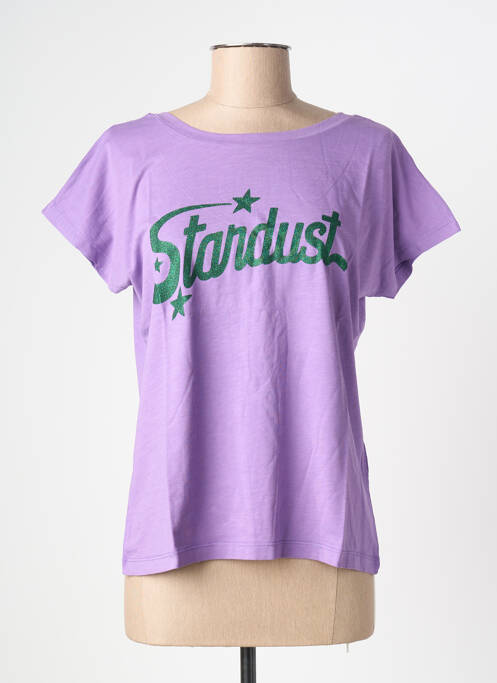 T-shirt violet NINE TEES femme