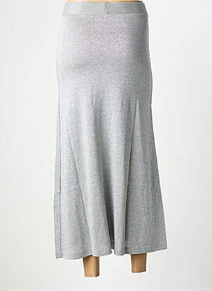 Jupe longue taille normale gris NINE TEES femme
