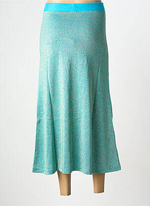 Jupe longue taille normale bleu NINE TEES femme