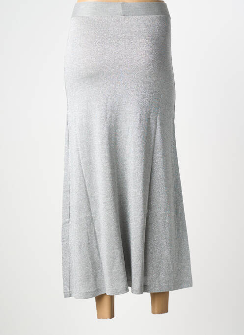 Jupe longue taille normale gris NINE TEES femme