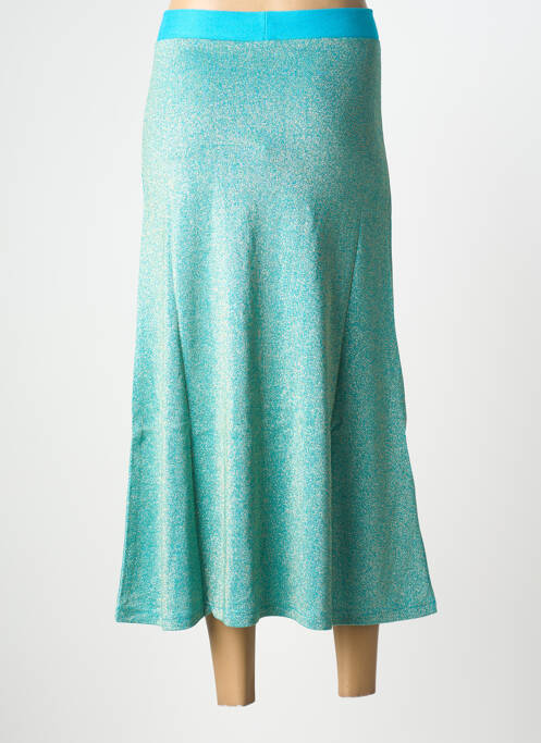 Jupe longue taille normale bleu NINE TEES femme
