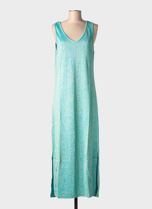 Robe longue bleu NINE TEES femme