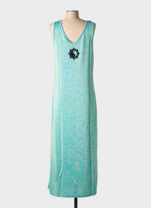Robe longue bleu NINE TEES femme