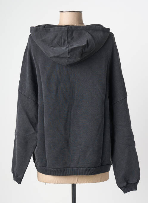 Sweat-shirt à capuche gris NINE TEES femme