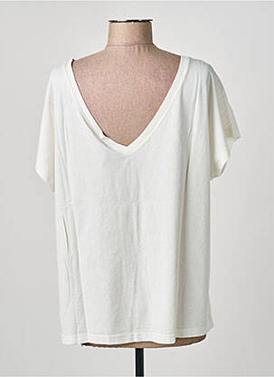 T-shirt coupe droite manches courtes beige NINE TEES femme