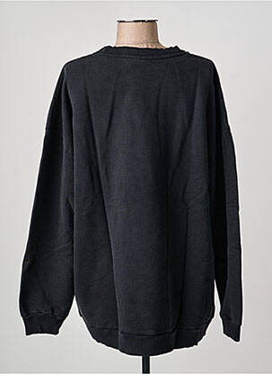 Sweat-shirt stretch manches longues noir NINE TEES femme