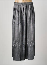 Jupe longue taille normale argent NINE TEES femme