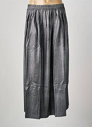 Jupe longue argent NINE TEES femme