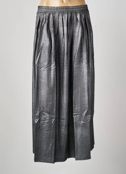 Jupe longue taille normale argent NINE TEES femme