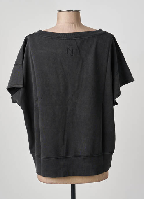 Sweat-shirt noir NINE TEES femme