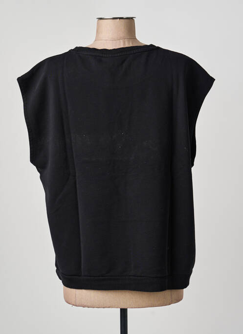 Sweat-shirt noir NINE TEES femme