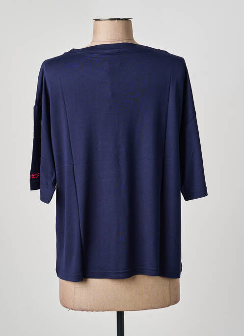 T-shirt bleu NINE TEES femme