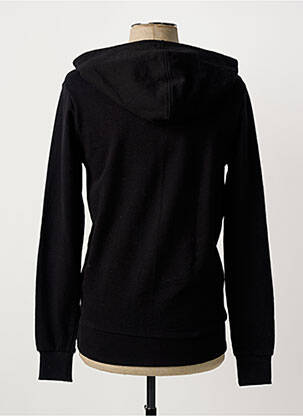 Sweat-shirt à capuche sérigraphie floquée manches longues noir ELEVEN PARIS homme