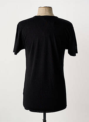 T-shirt coupe cintrée manches courtes noir ELEVEN COLORS homme