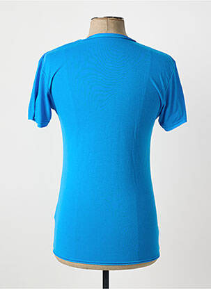 T-shirt coupe cintrée manches courtes bleu ELEVEN COLORS homme