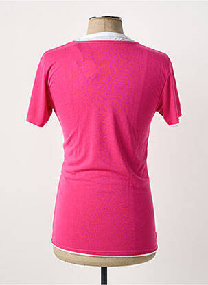 T-shirt coupe cintrée manches courtes rose ELEVEN COLORS homme