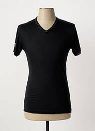 T-shirt coupe cintrée manches courtes noir ELEVEN PARIS homme