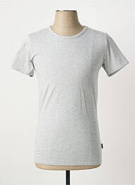 T-shirt coupe cintrée manches courtes gris SALSA homme