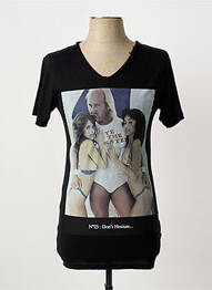 T-shirt coupe cintrée manches courtes noir ELEVEN PARIS homme